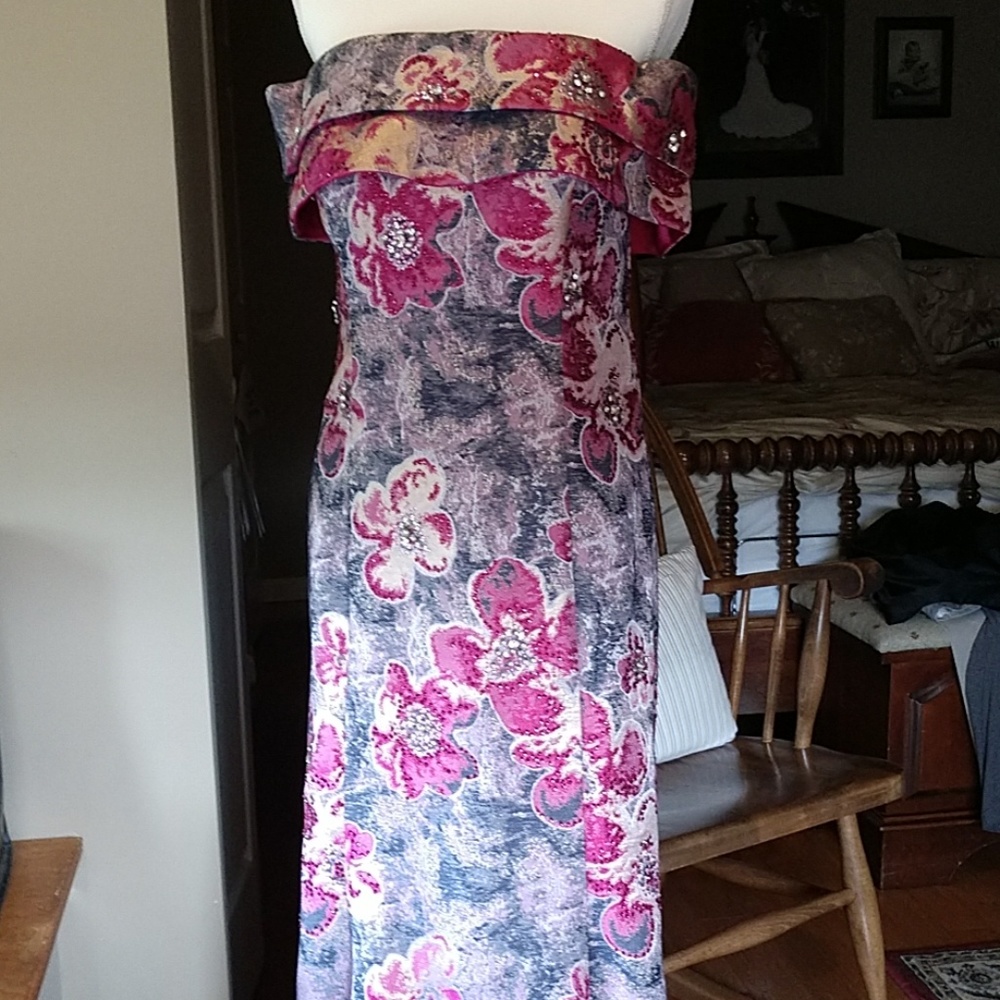 Jovani off the shoulder gown